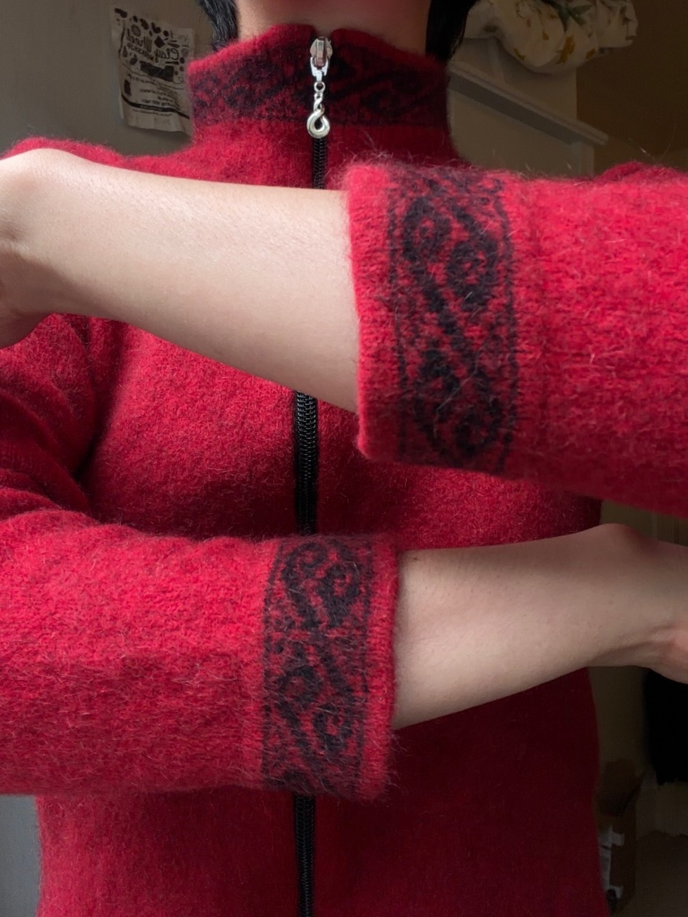 Lothlorian New Zealand Wool Zip Up Sweater